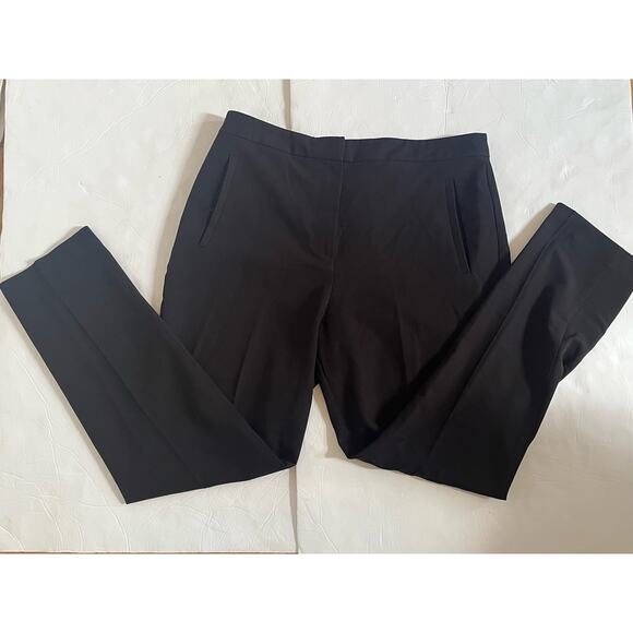 Women's Black Straight Leg Topshop Dress Pants w Front Usable Pockets Size US 8 - Picture 1 of 8